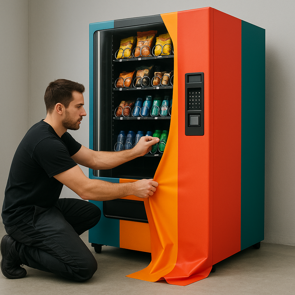Branded vending machine